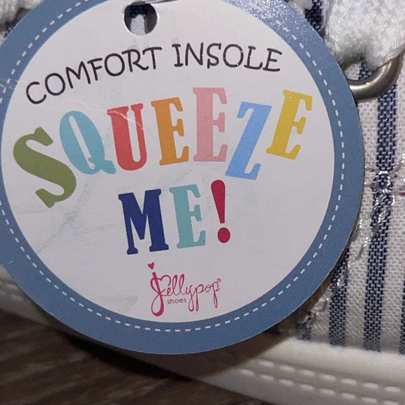 Woman’s Jellypop striped / white floral sneaker - Picture 6 of 13